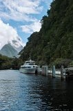 2253 - Our boat, the Mitre Peak II, at the Milford Sound dock
