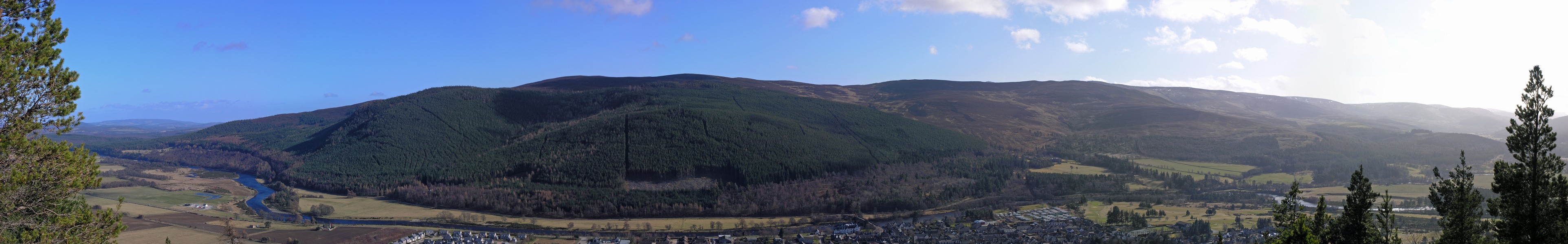Craigendarroch Hill view