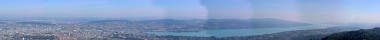 Zurich lake and city (septuple head)