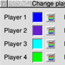 Player colours