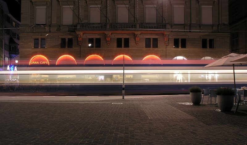Day 3 - Night shots - Tram passing