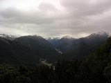 Above the bushline at last, weather closing in