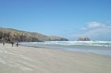 1730 - Jack, Bodhi, Maya and Laura at Allans Beach