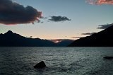 3154 - Sunset over Lake Wakatipu viewed from Queenstown Gardens