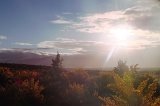 2649 - Sunset on the descent towards Te Anau Downs