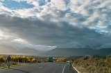 2656 - Sunset on the descent towards Te Anau Downs