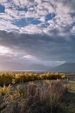 2657 - Sunset on the descent towards Te Anau Downs