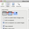 Image linking settings